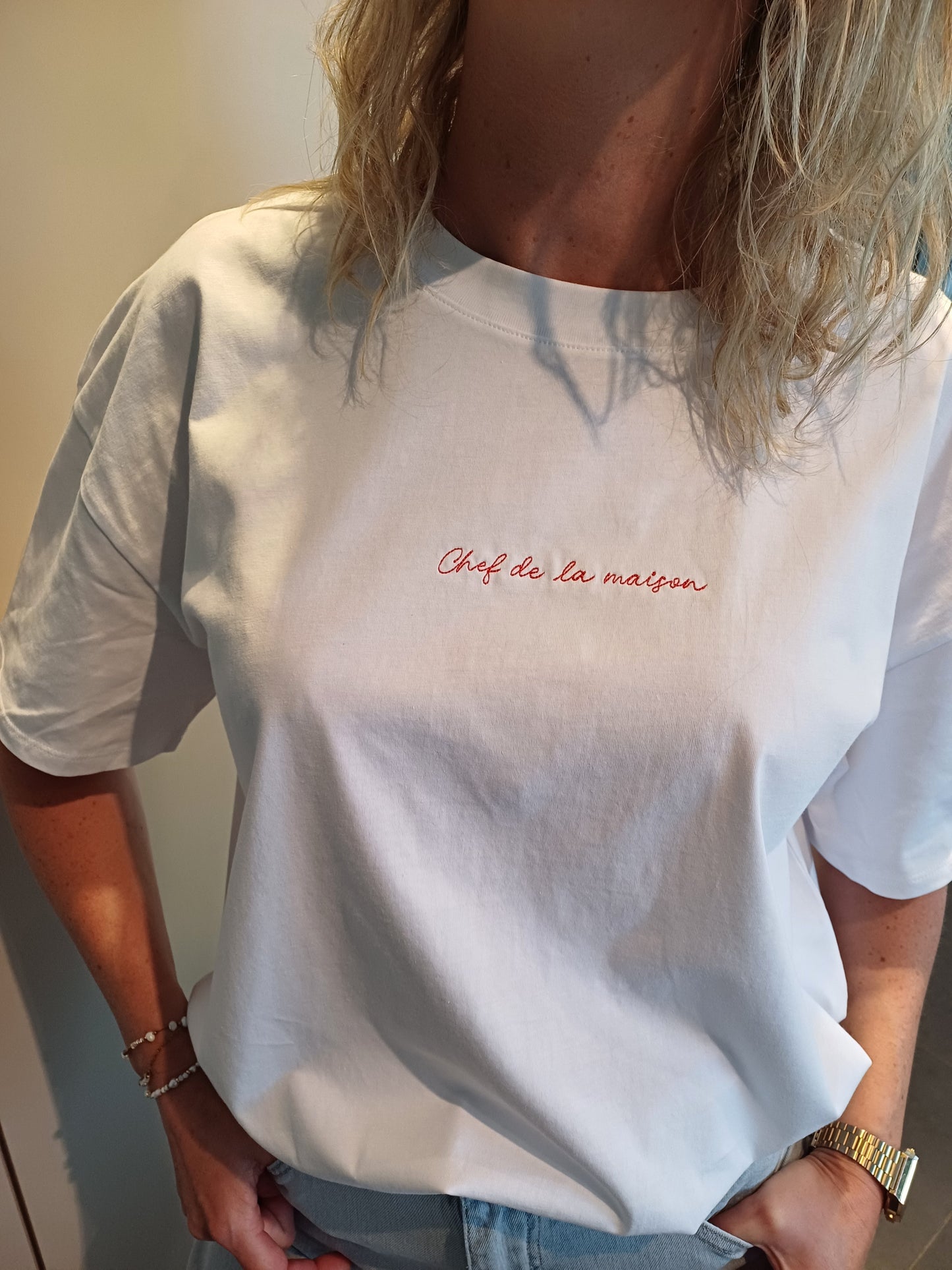 T-shirt 'Chef de la maison'