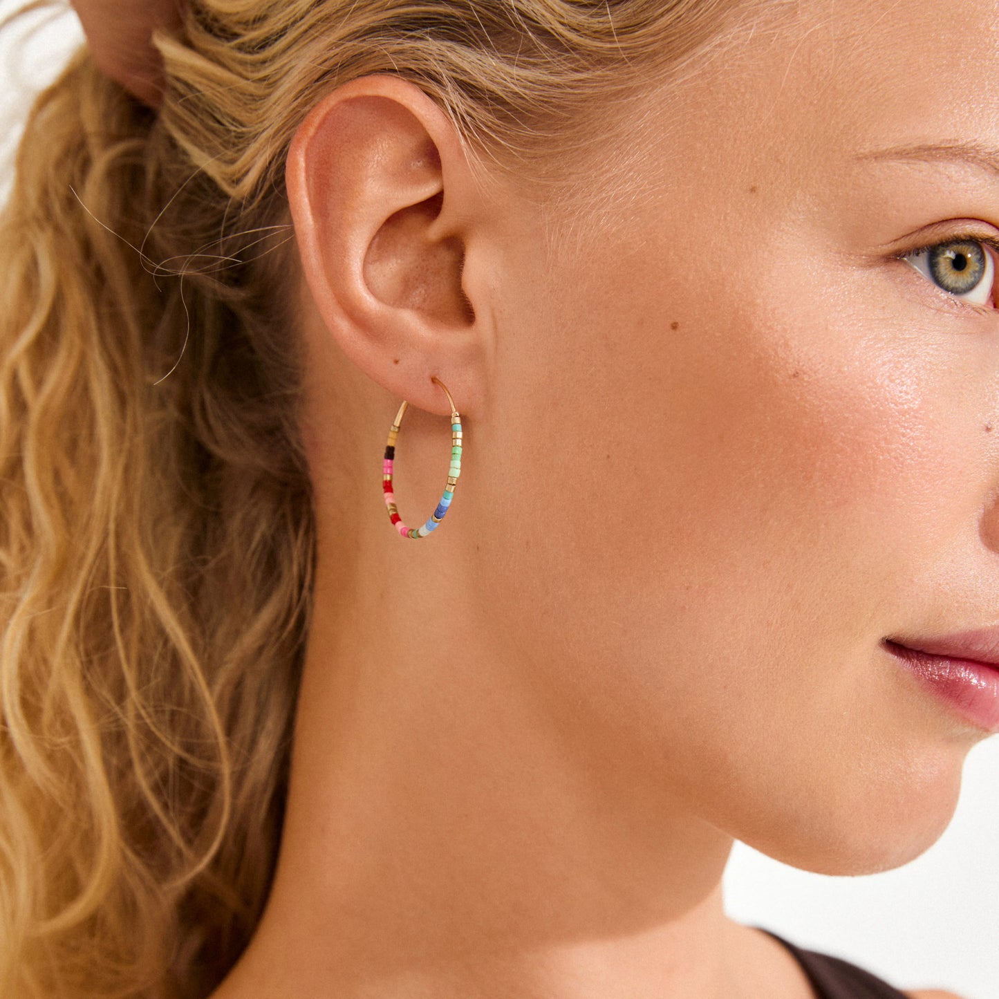 ALISON earrings multi, gold-plated