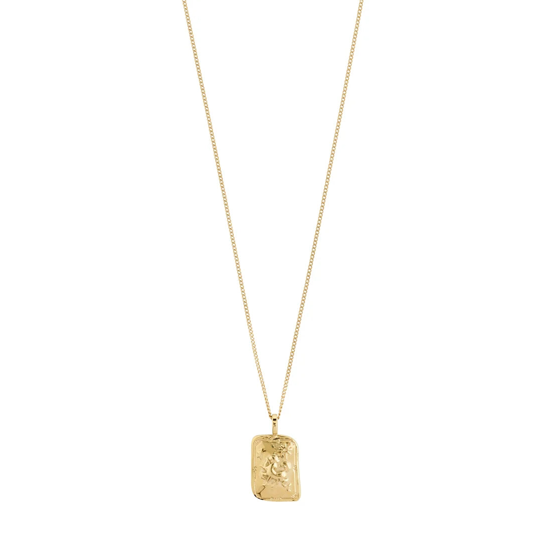 SAGITTARIUS Zodiac Sign necklace, gold-plated