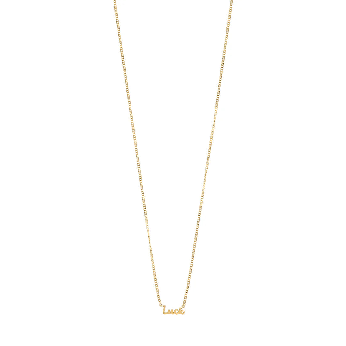LUCK necklace gold-plated