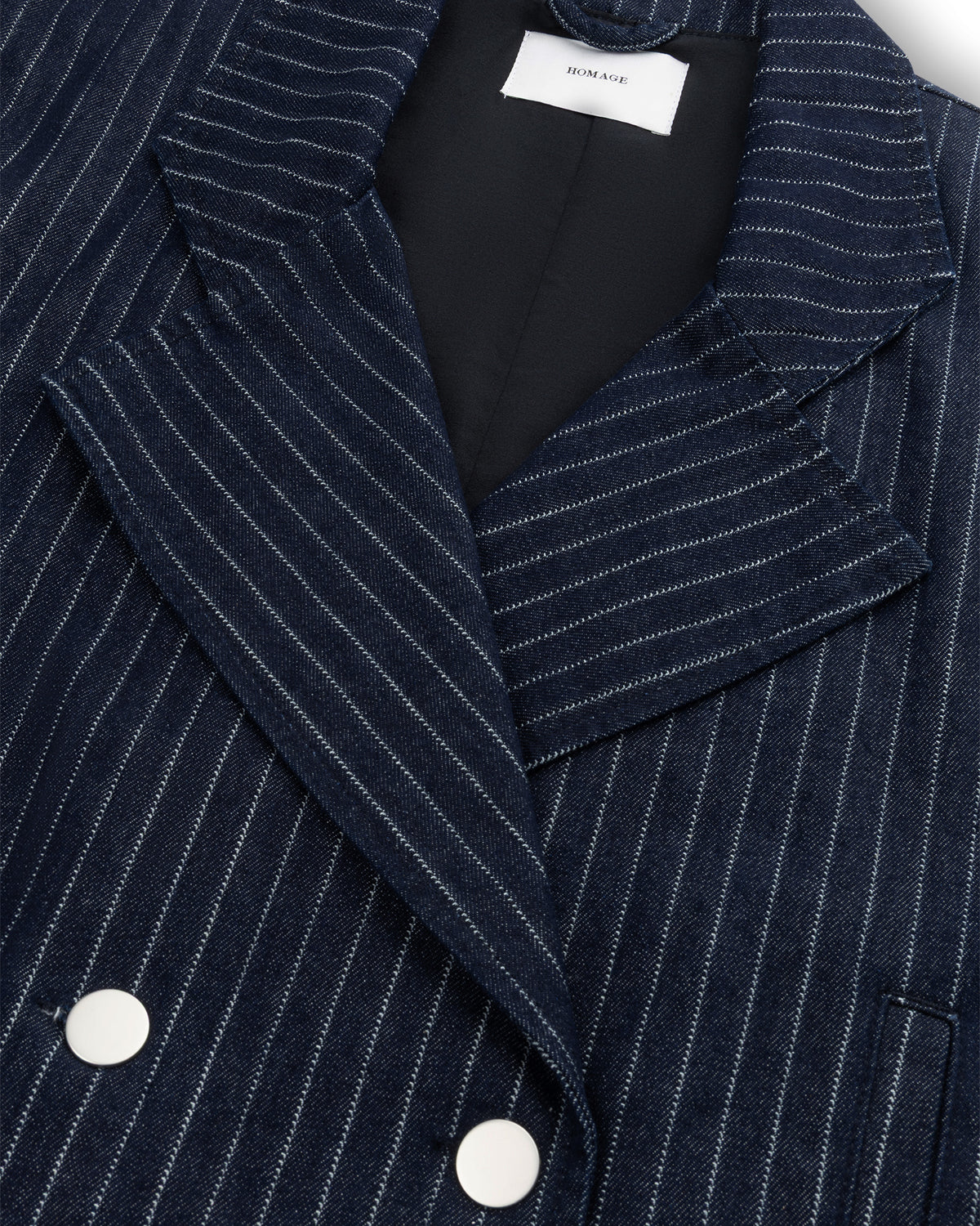 Oversized Waistcoat With Pinstripe