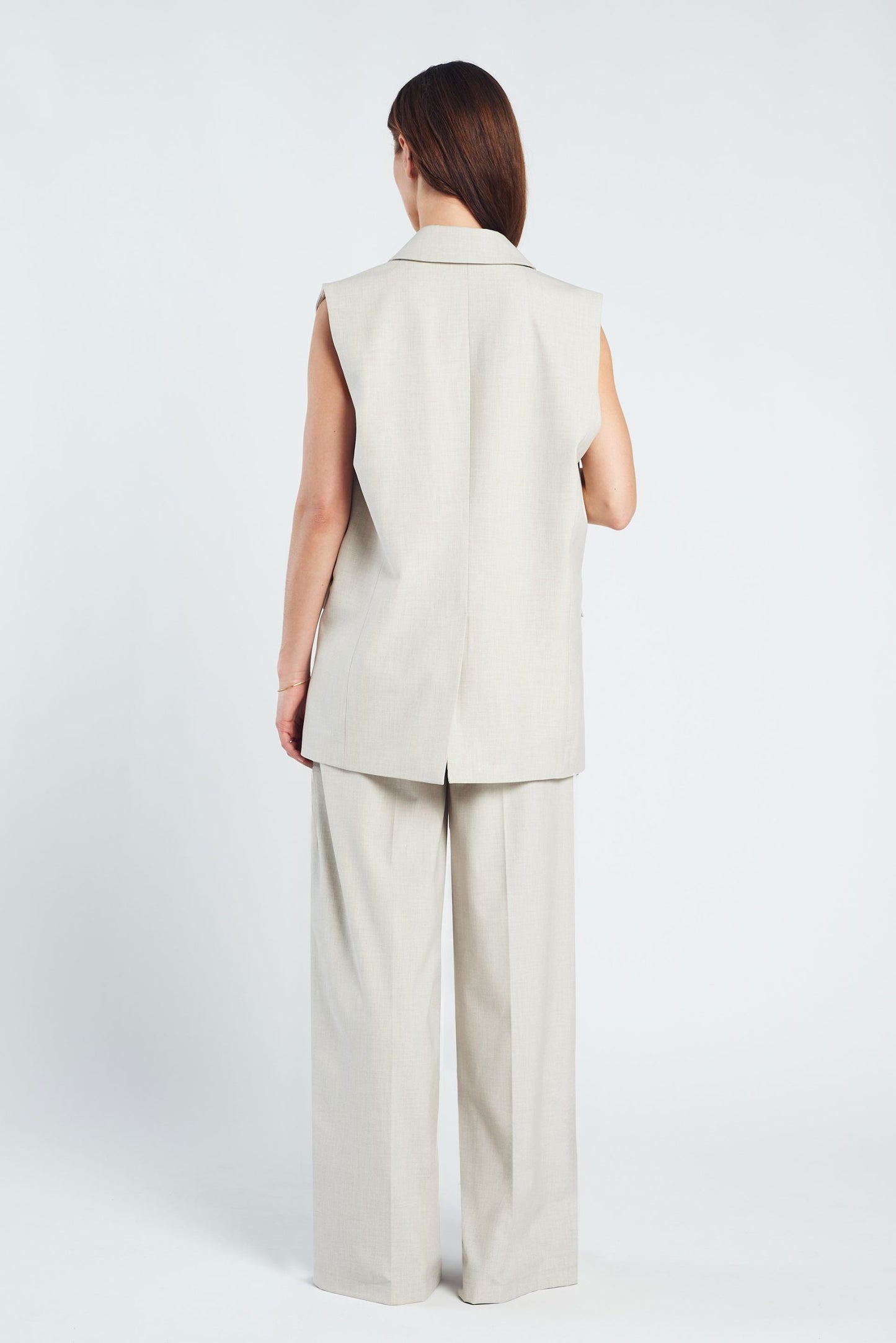 Denia Pants-Beige Melange
