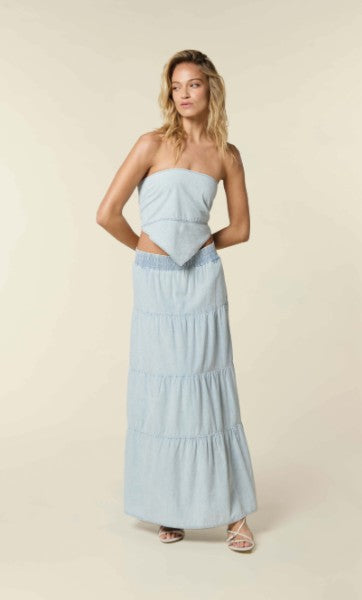 Maxi Skirt With Gathering