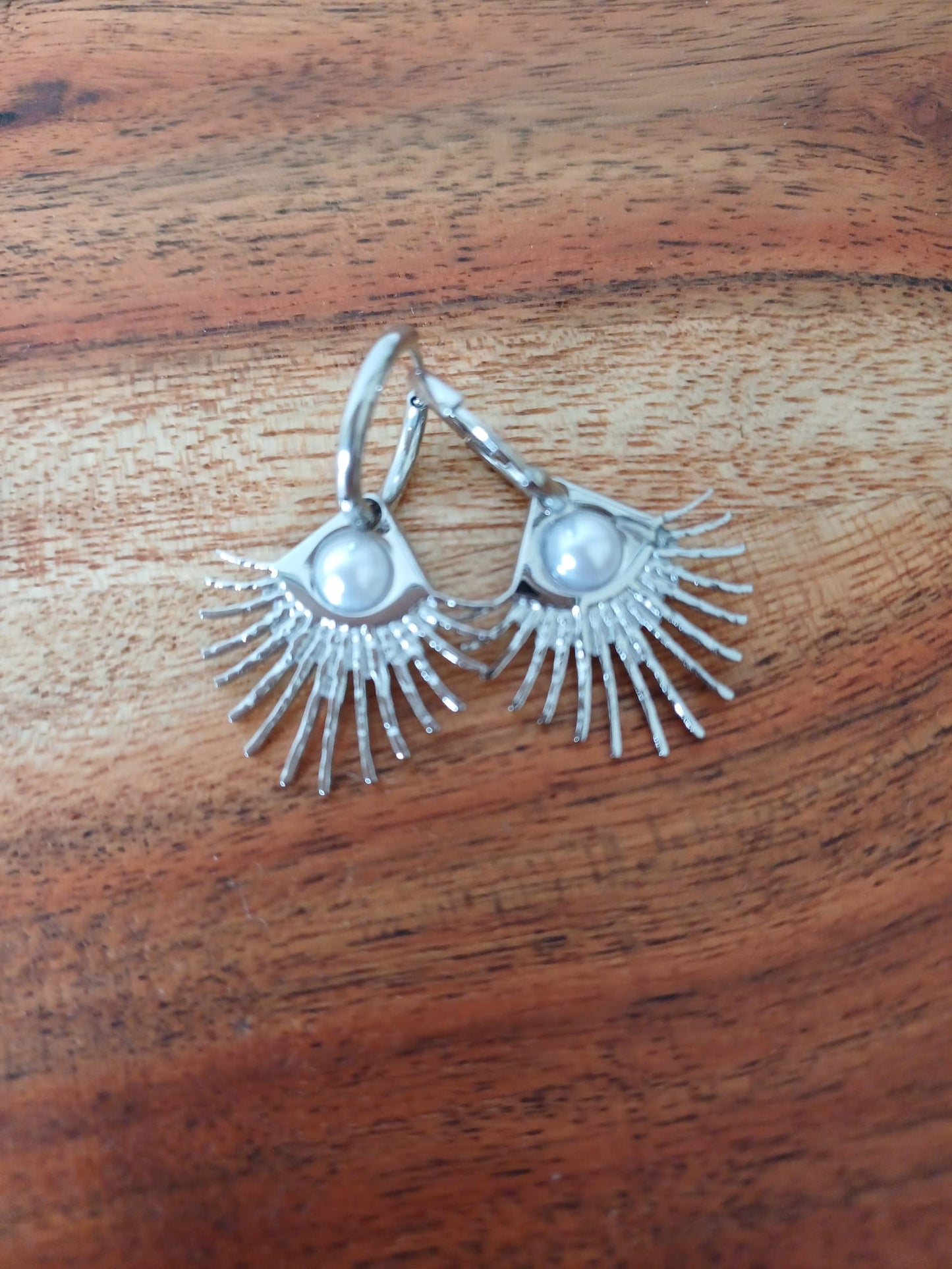 Earrings eye - silver