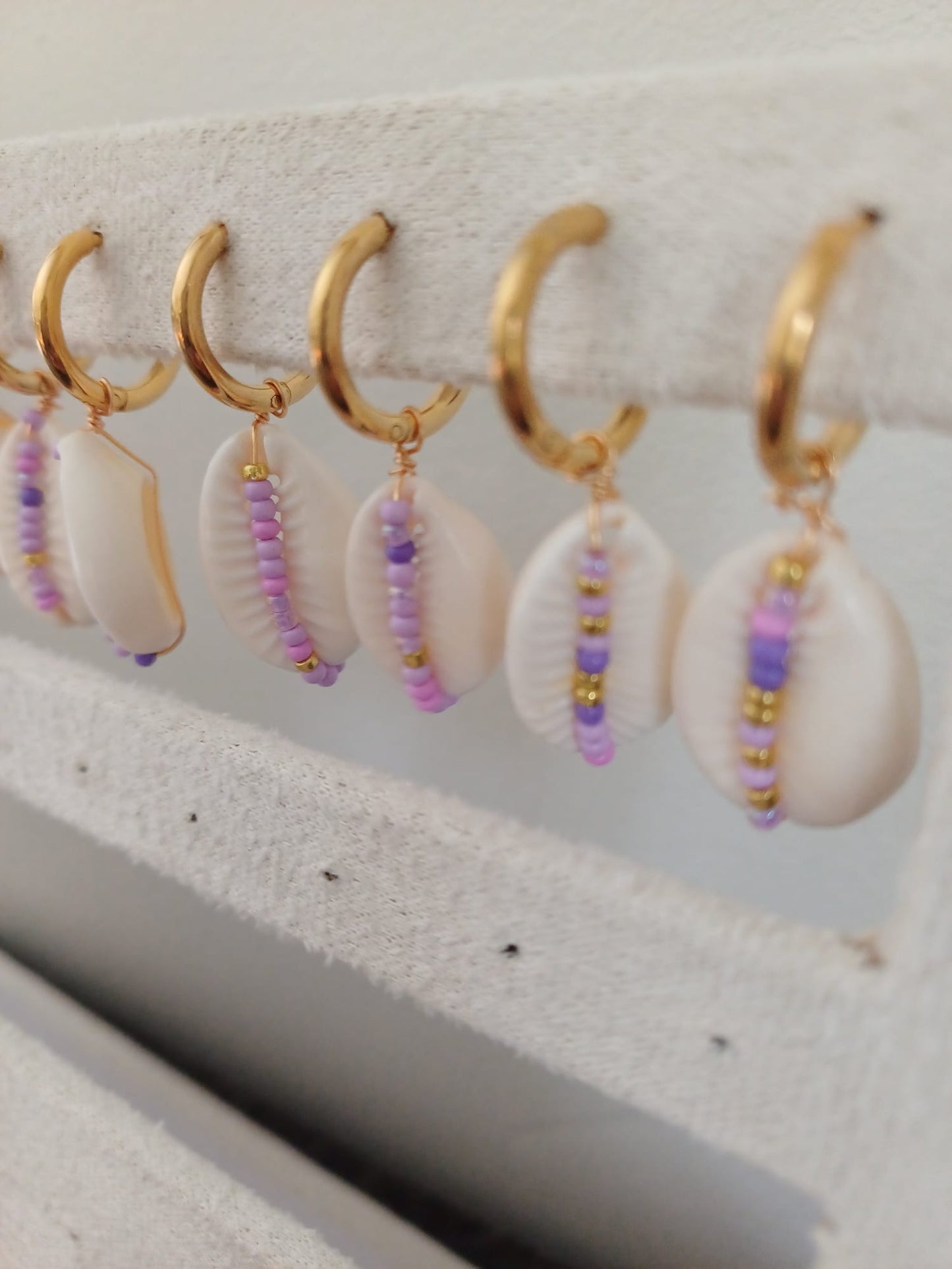 Earrings Seashell
