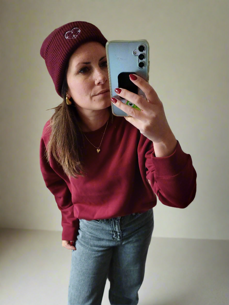 BEANIE - Burgundy
