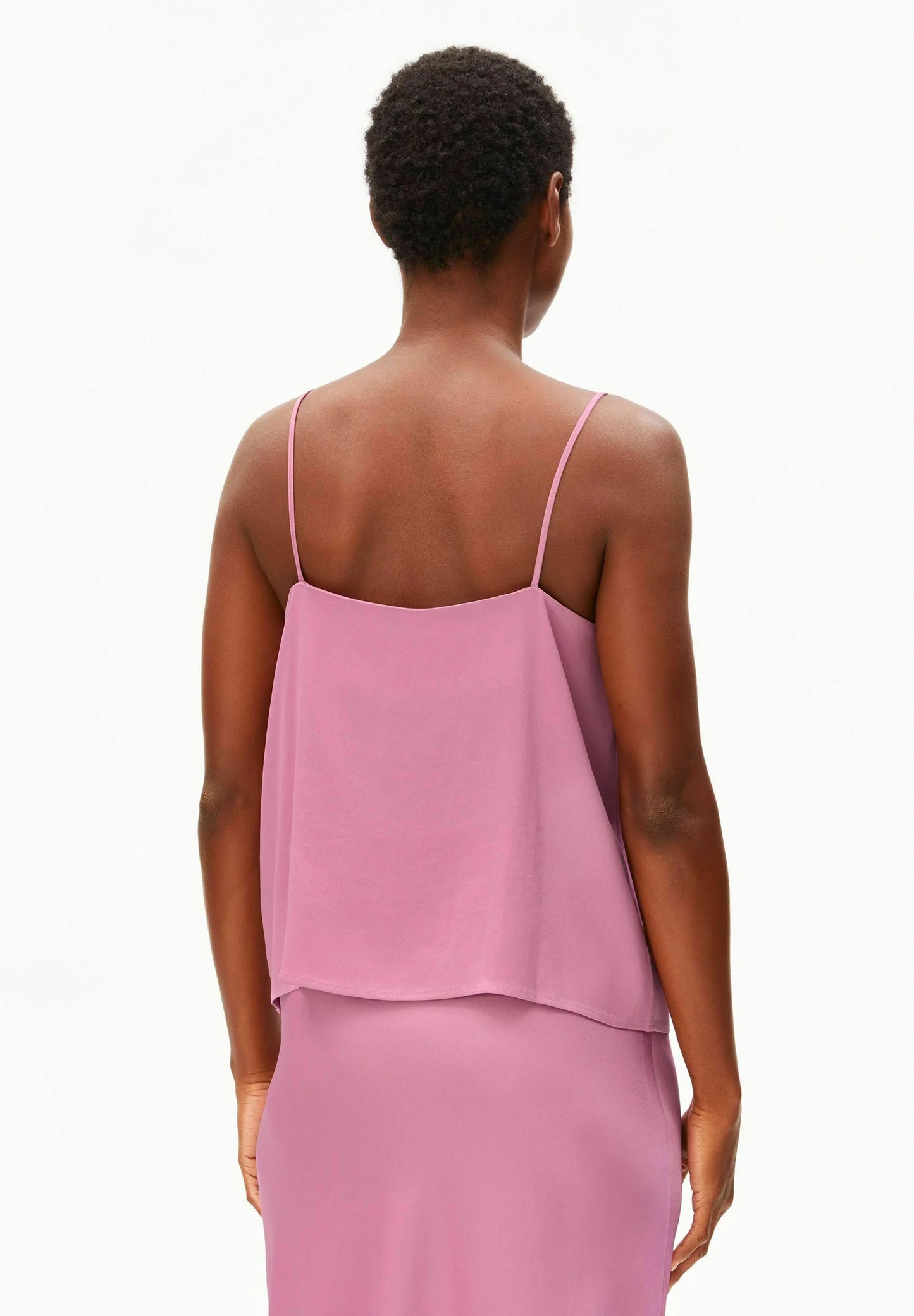 SATIN SPAGHETTI STRAP TOP