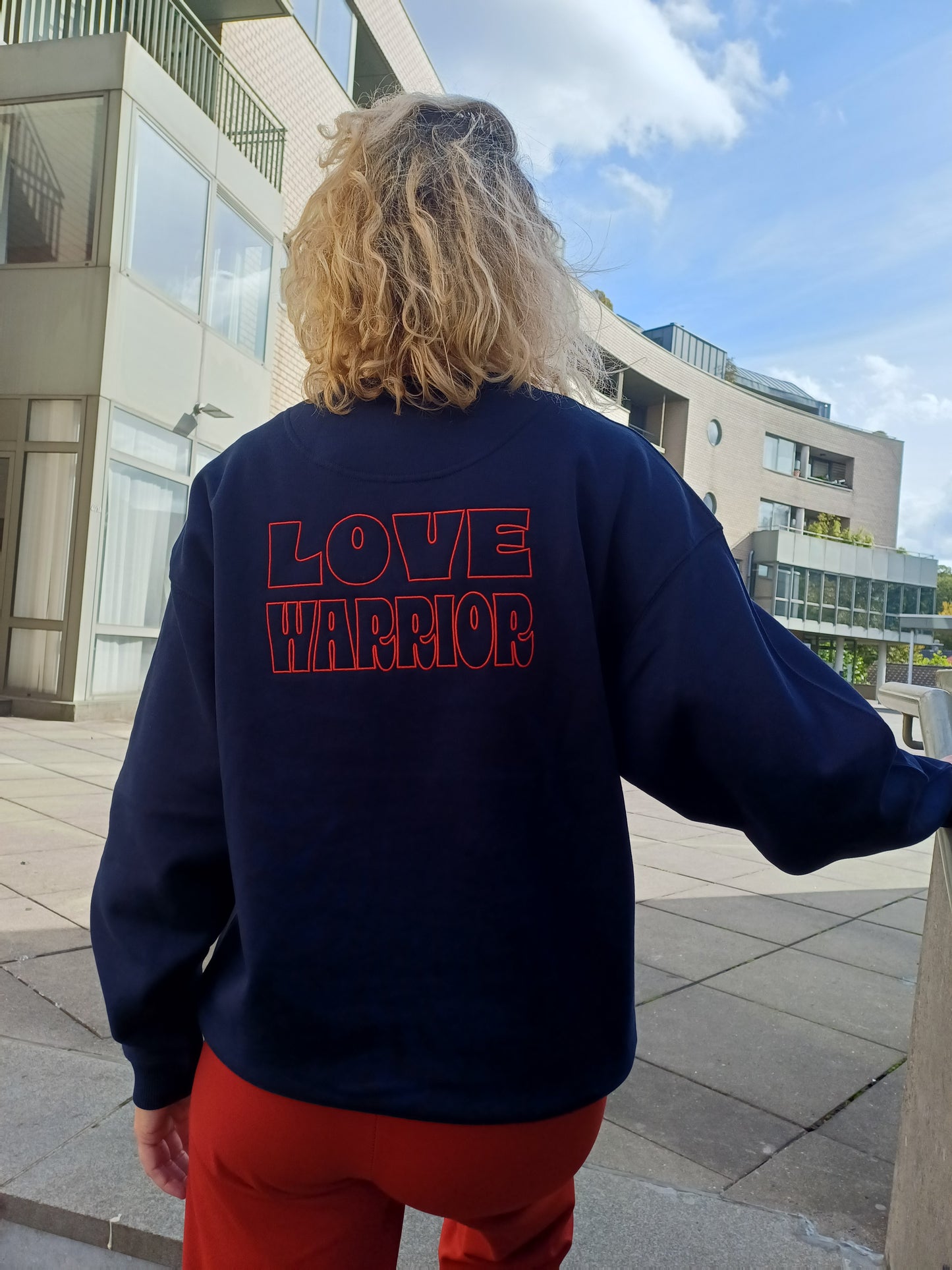 Sweater LOVE WARRIOR Blue