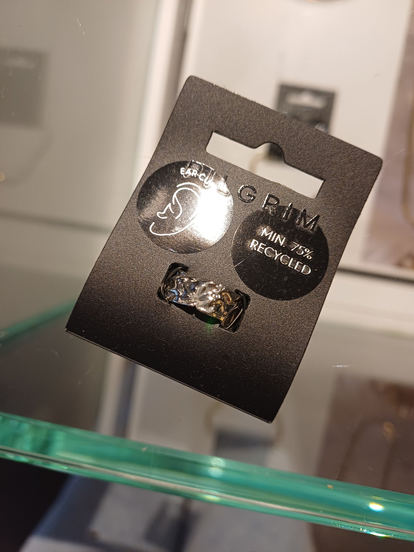INSTANT ear cuff silver-plated
