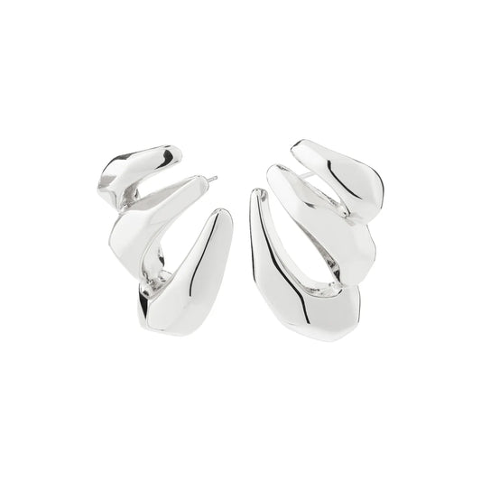 PRESENCE earrings silver-plated