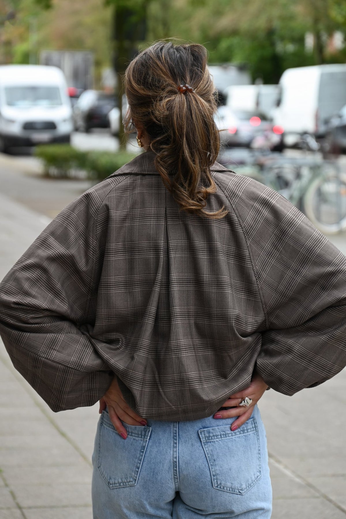 Louis Jacket - Dark Brown Checked