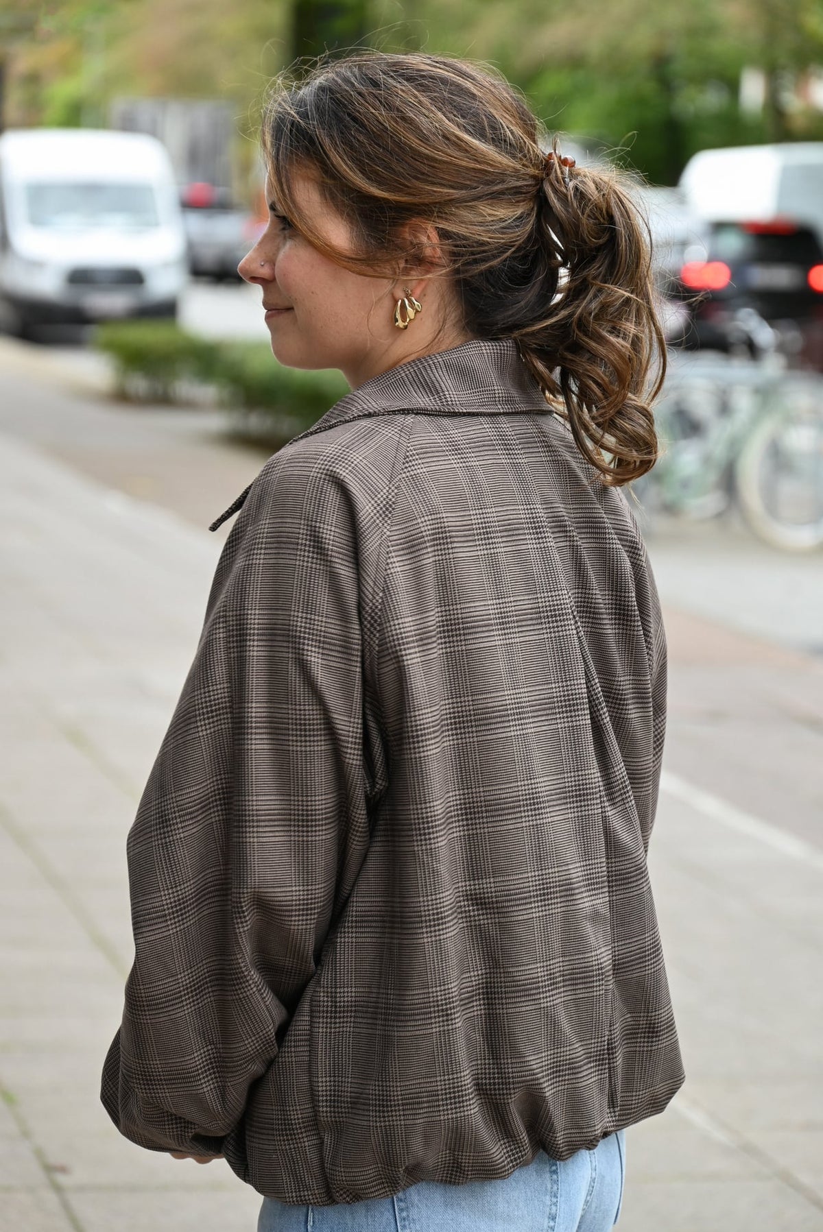 Louis Jacket - Dark Brown Checked