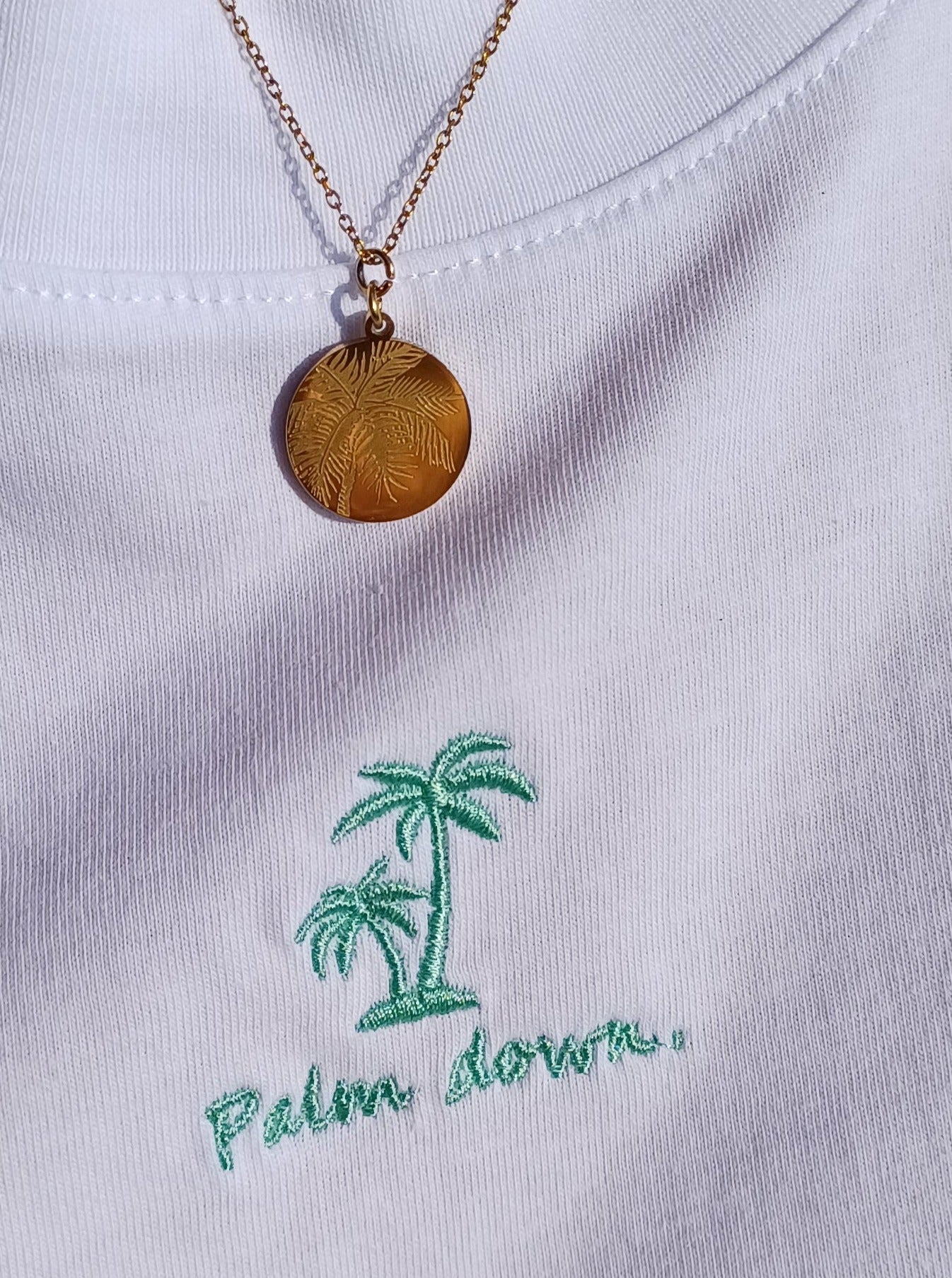 T-shirt Palm down (white)