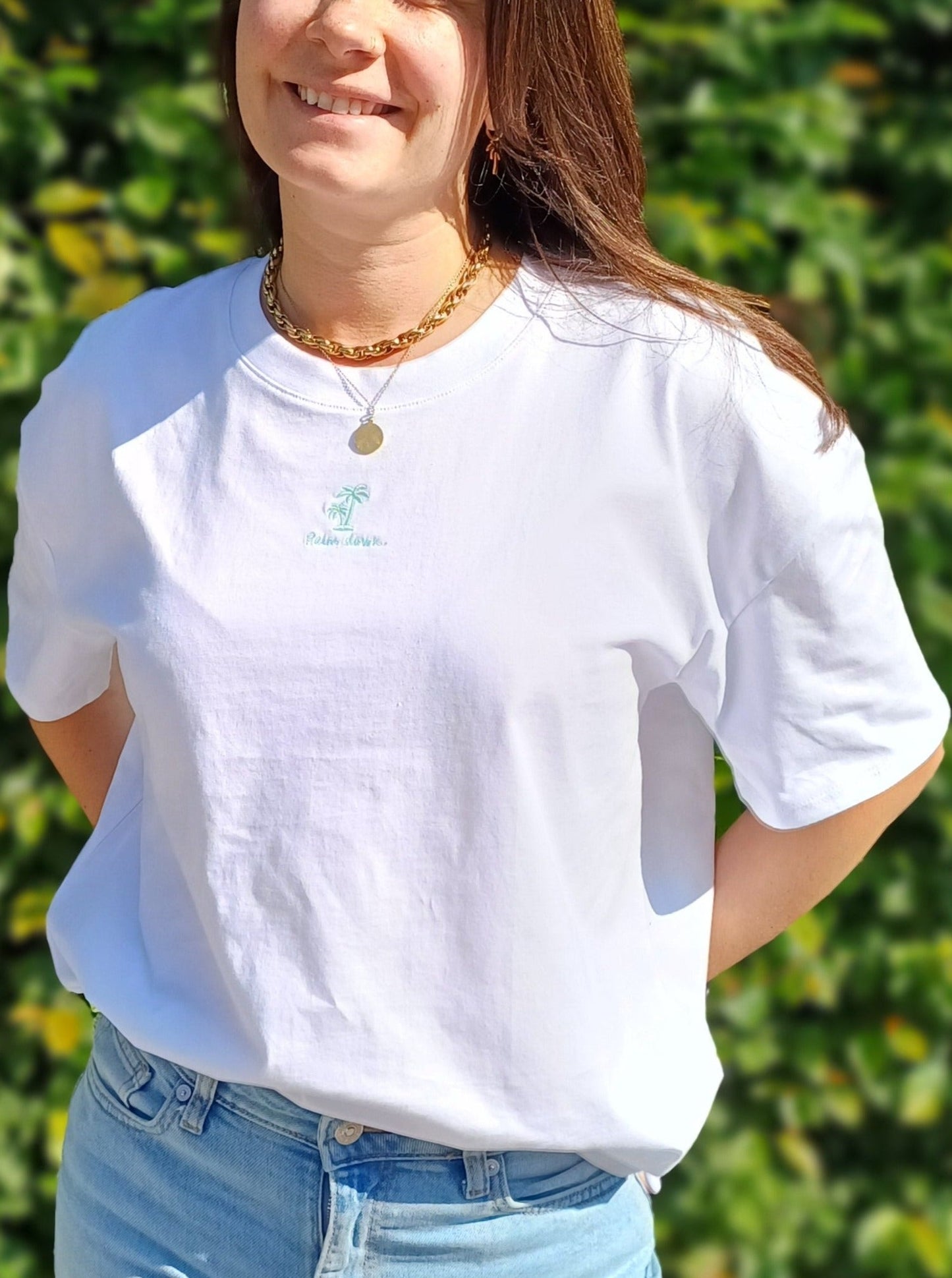 T-shirt Palm down (white)