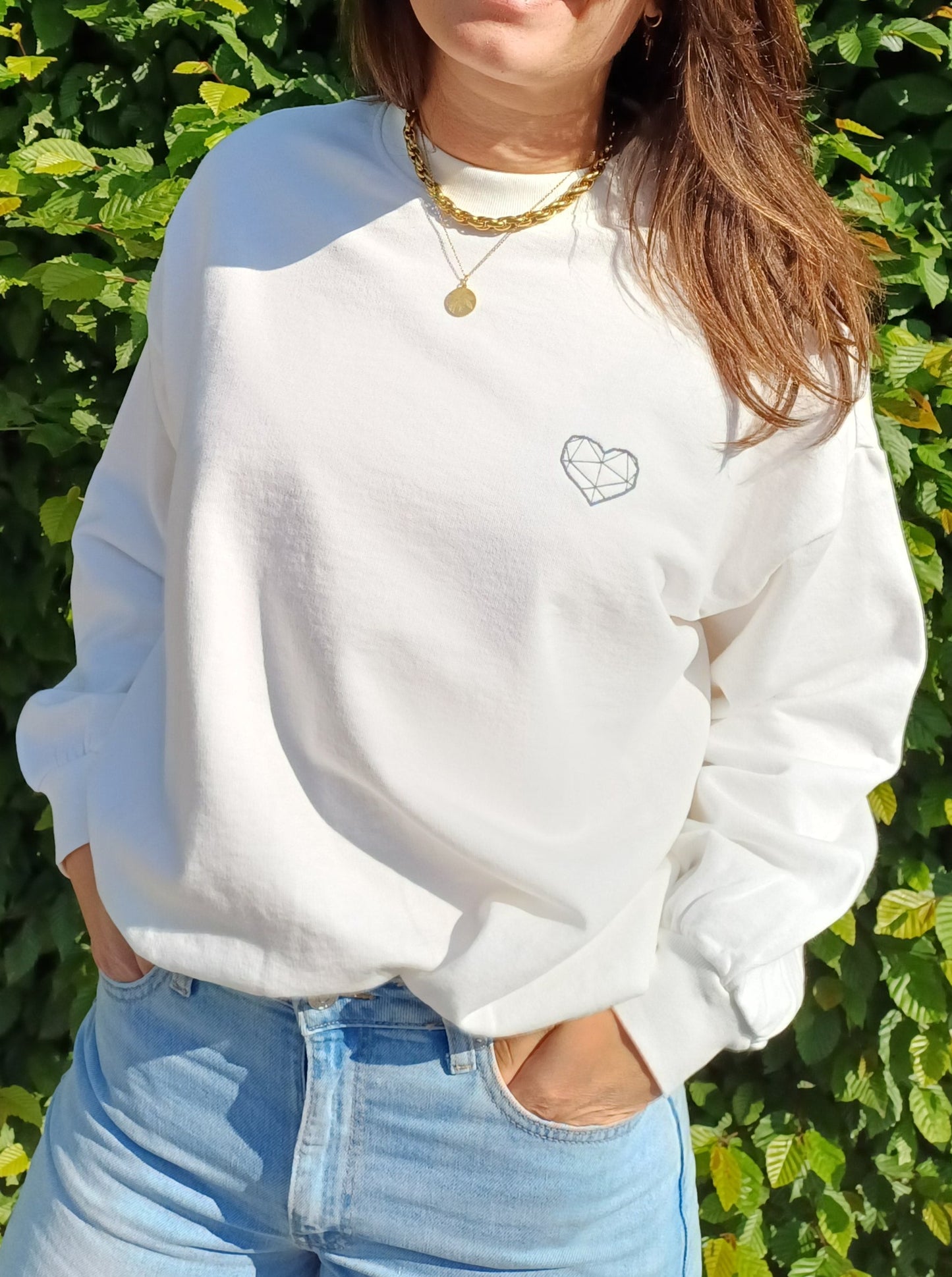 Sweater KAT - Ivory color