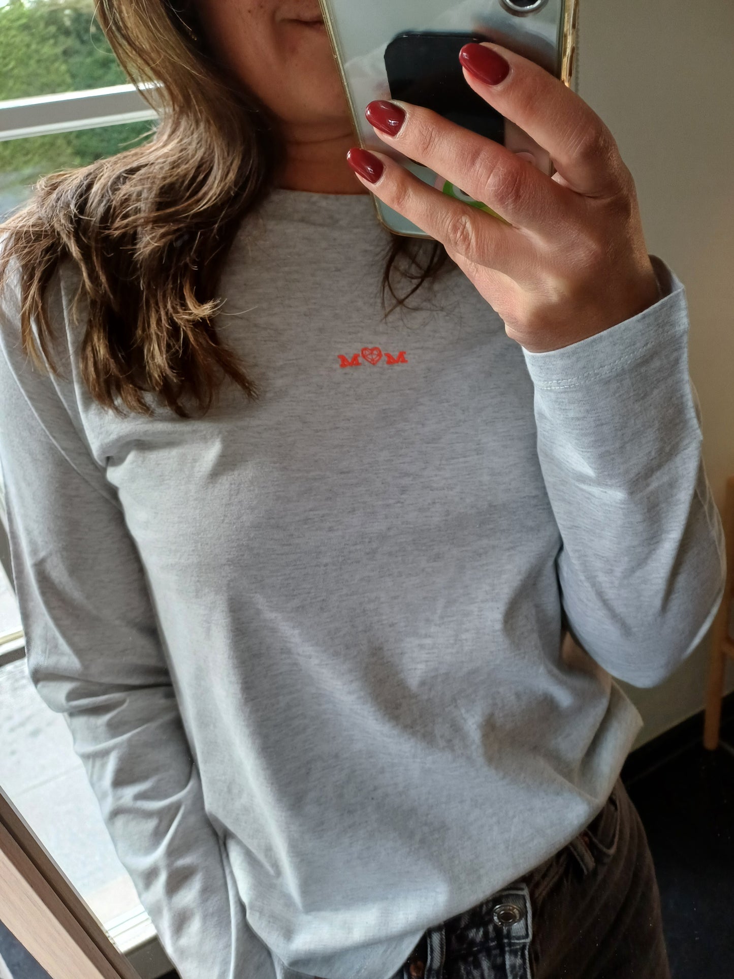 Longsleeve t-shirt MOM grey