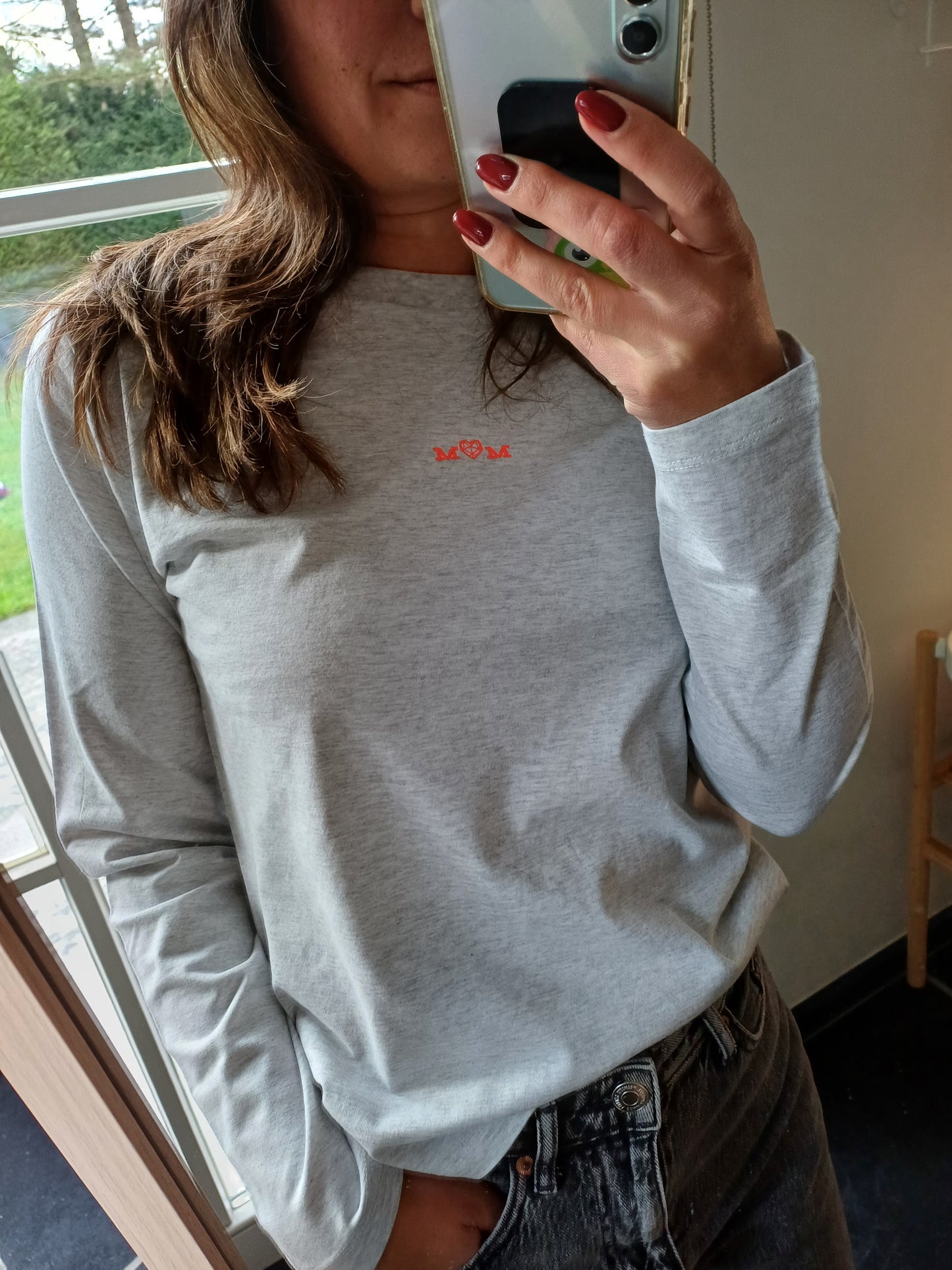 Longsleeve t-shirt MOM grey