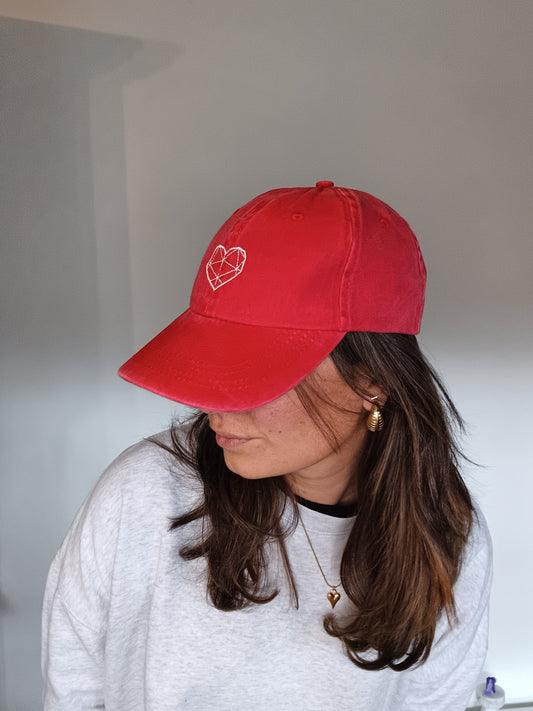 Cap KAT VINTAGE red