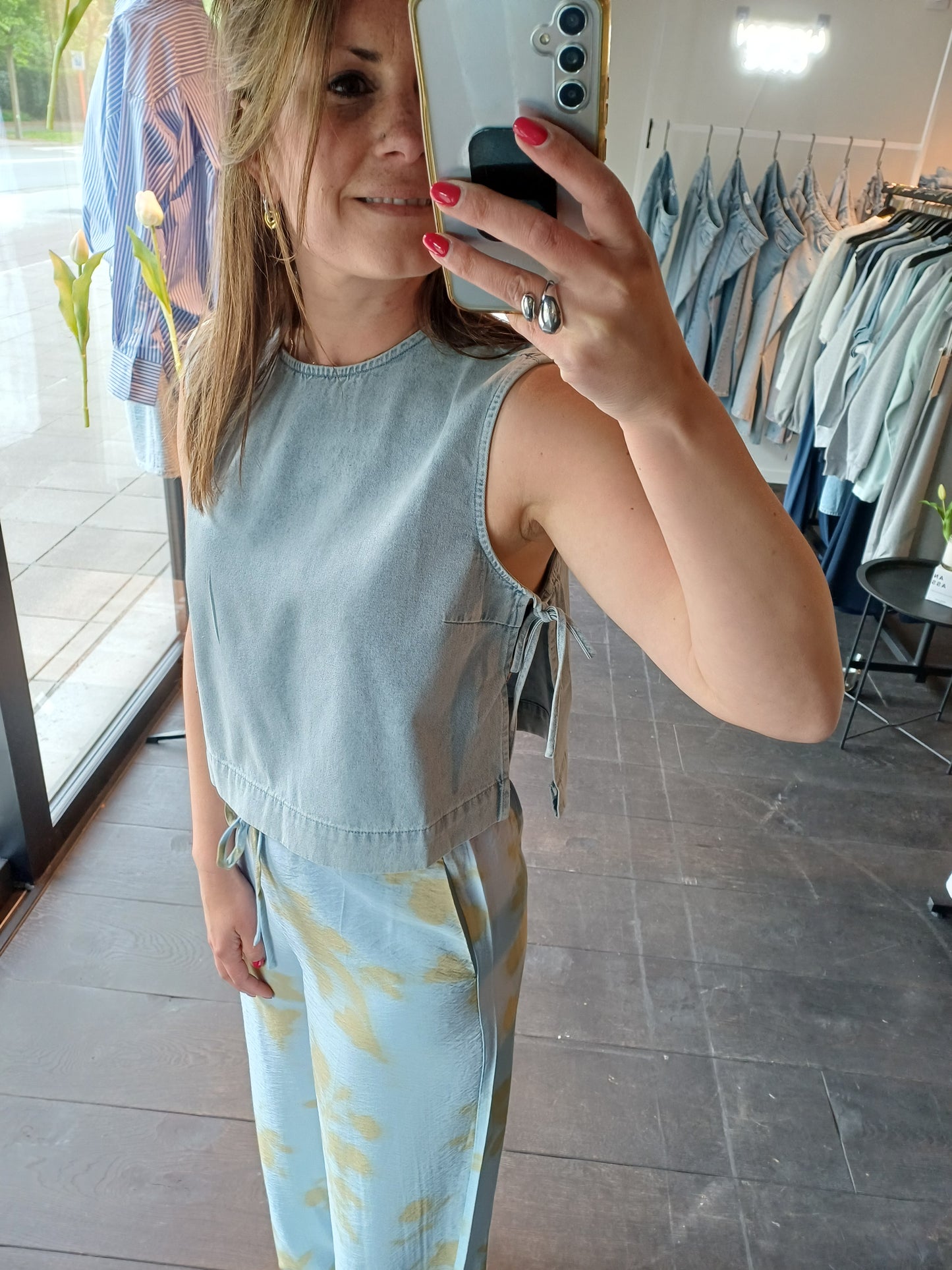 Dana Denim Top