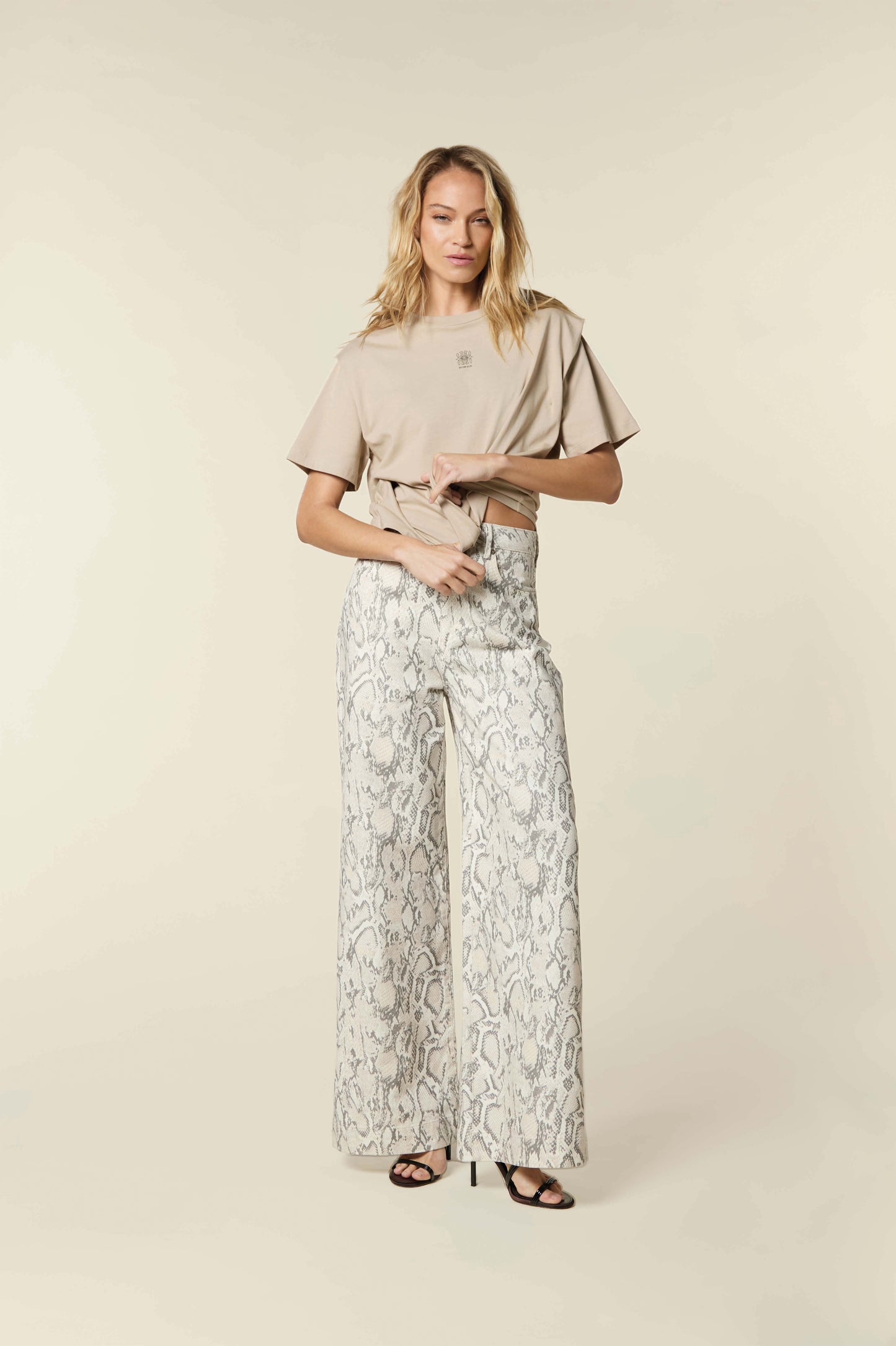 Snake Palazzo Jeans