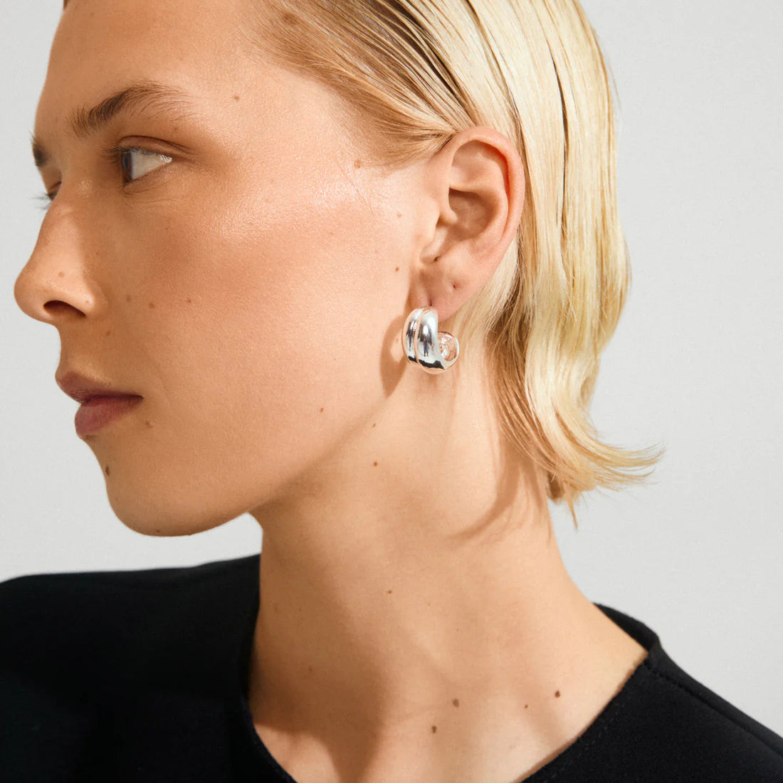 MIKO earrings silver-plated