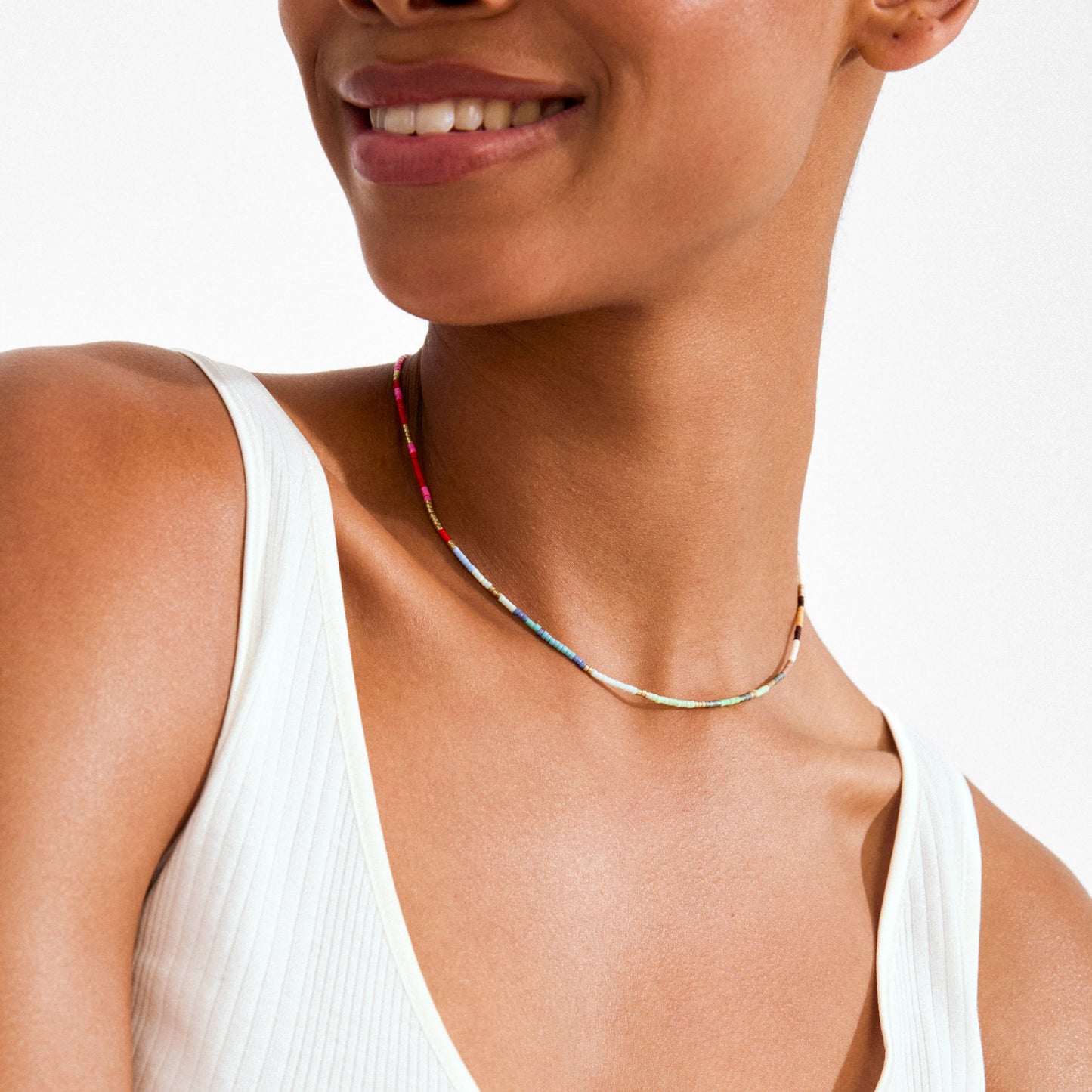 ALISON necklace multi, gold-plated