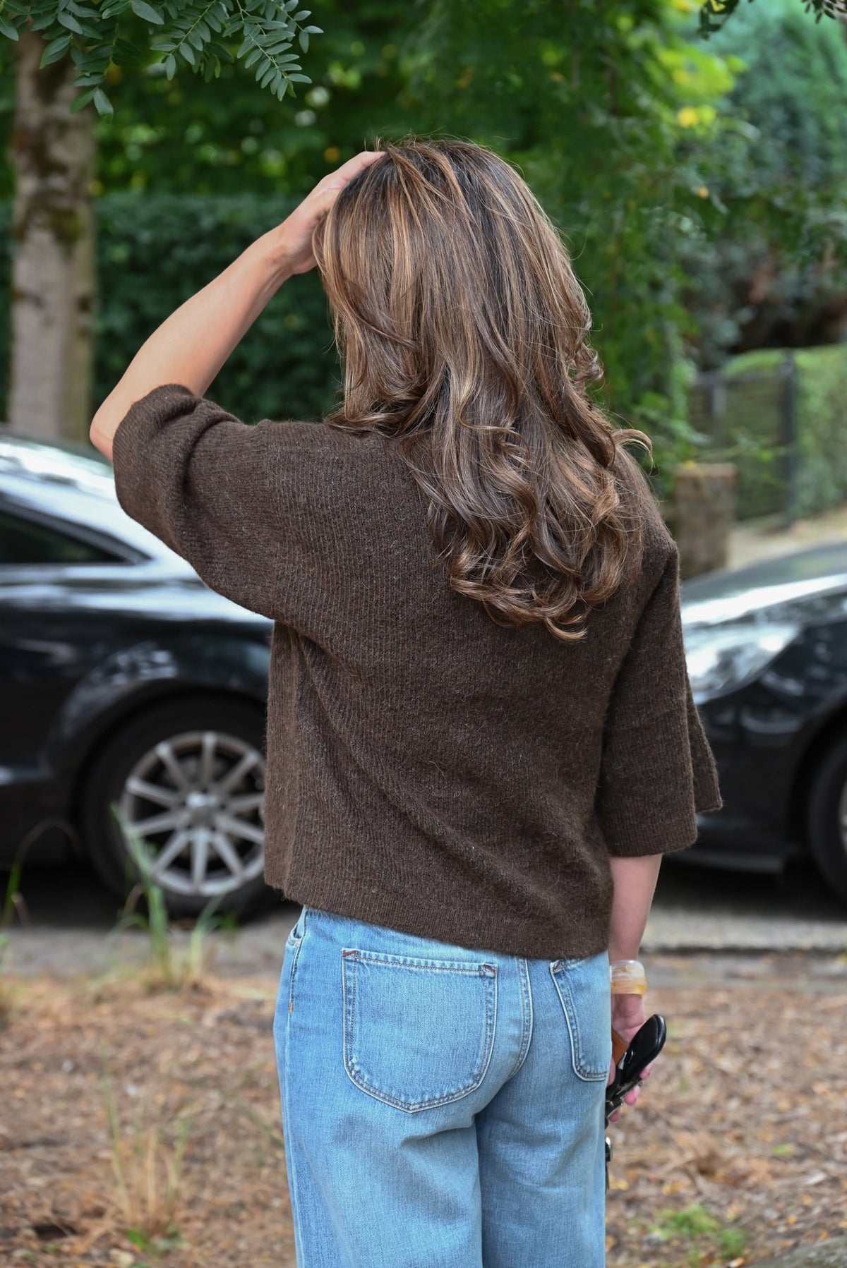 Cardigan knit jx