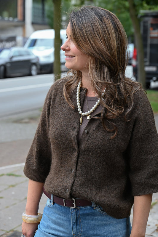 Cardigan knit jx