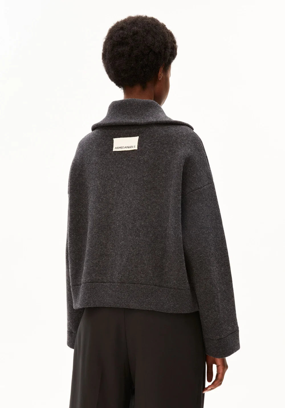 COTTON-WOOL KNIT JACKET