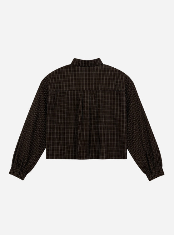 Liv Blouse checked brown