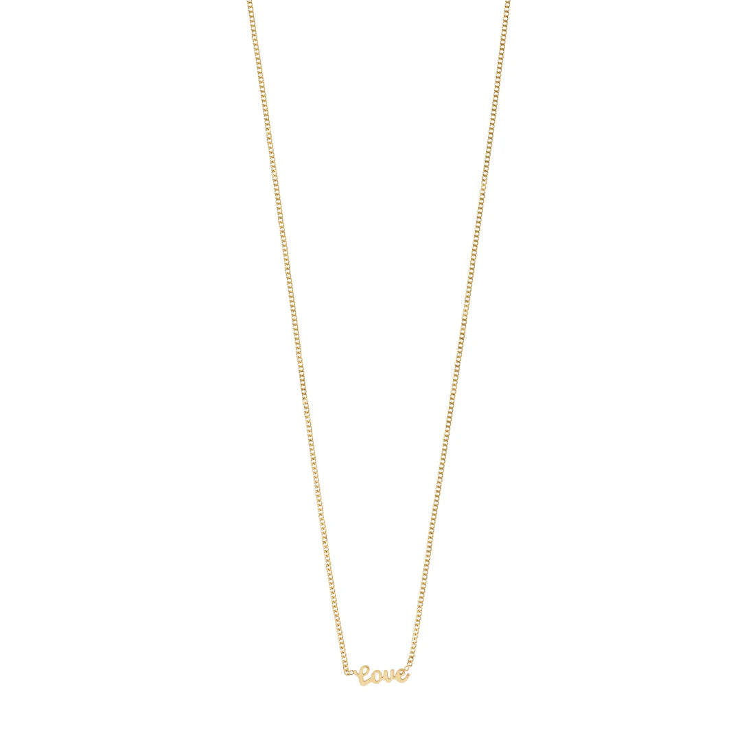LOVE necklace gold-plated