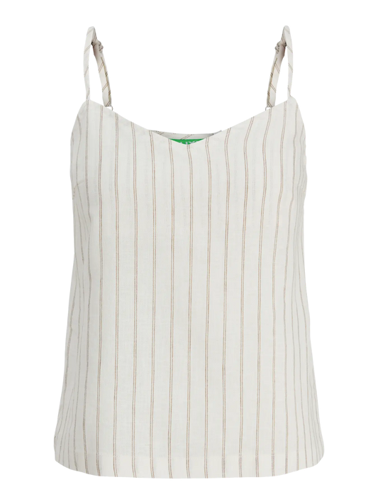 JXALMIRA LINEN BLEND SINGLET TOP WVN