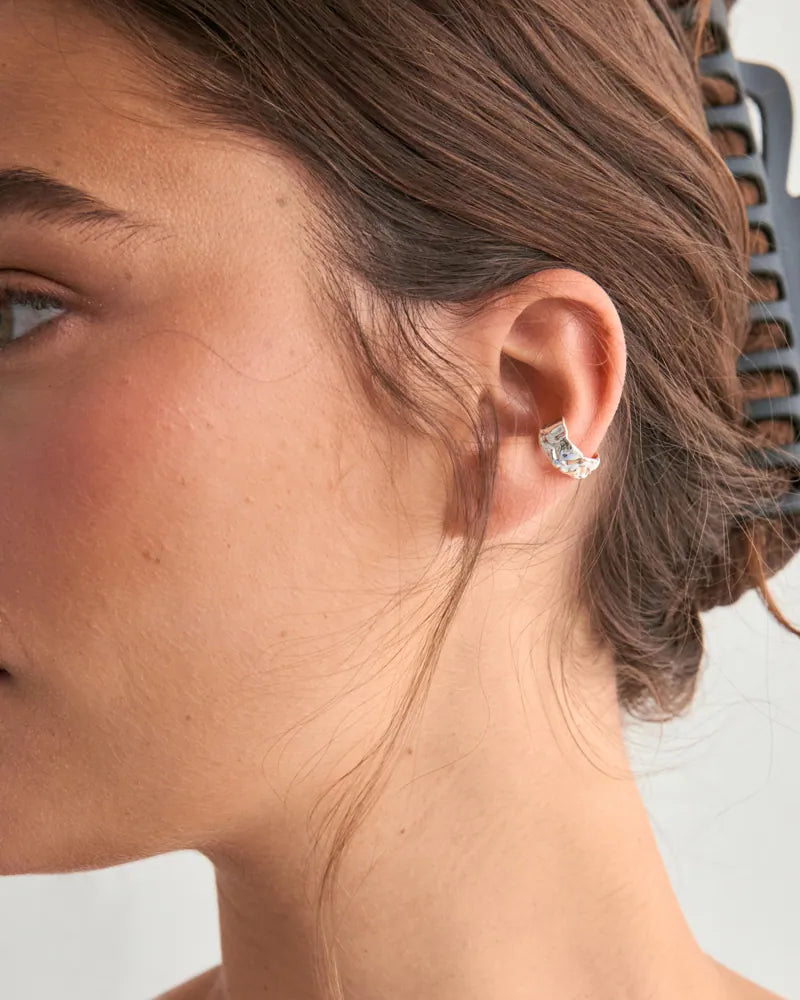INSTANT ear cuff silver-plated