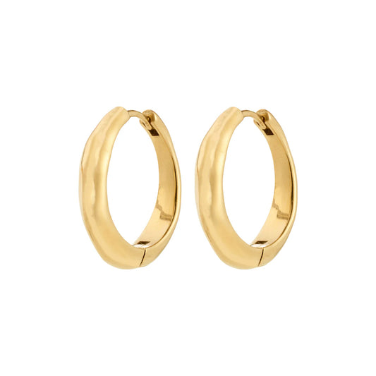 HARRISON hoops gold-plated
