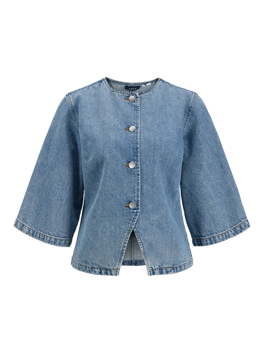 JXVIOLA SS DENIM SHIRT DNM