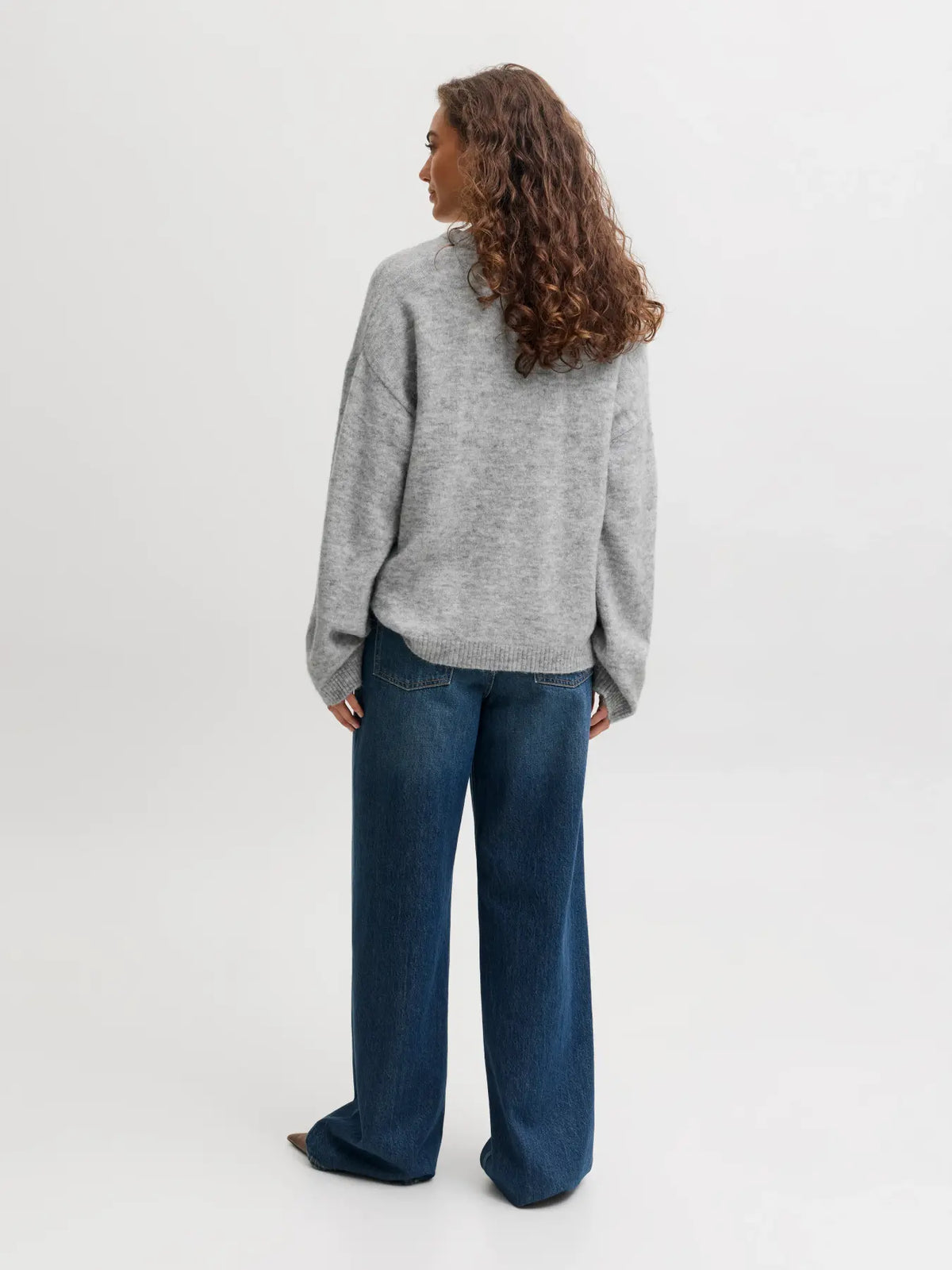 JXMATILDA WOOL BLEND CREW NECK KNIT