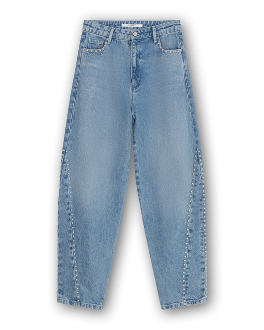 Amber- Balloon Jeans With Studs