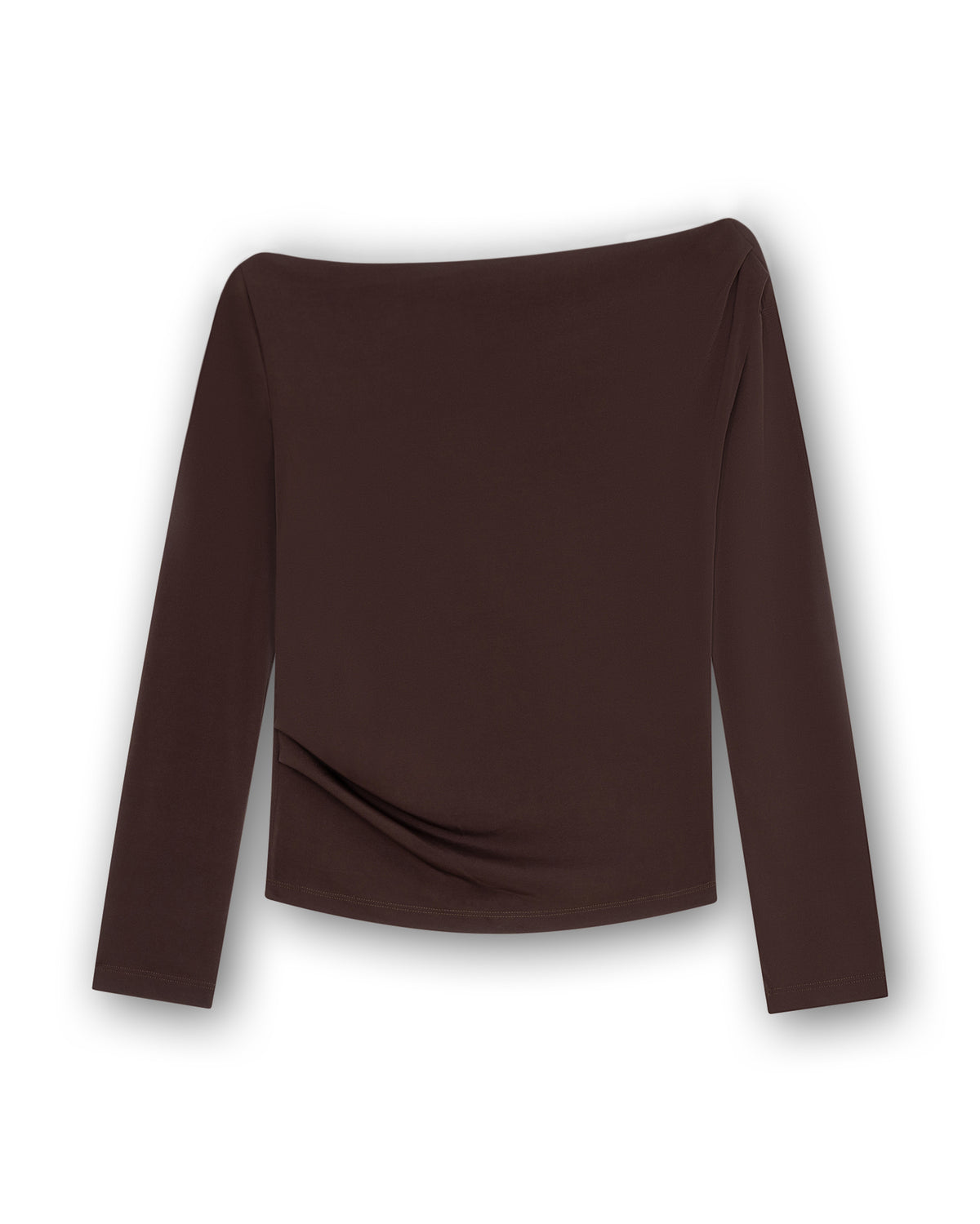 Off shoulder top brown