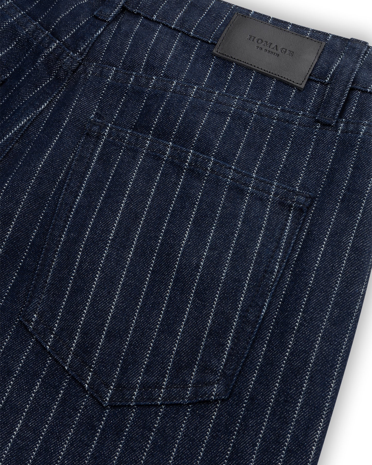 Palazzo Jeans With Pinstripe