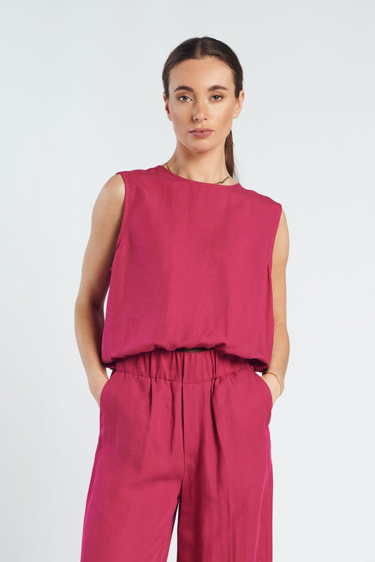Holly Top-Fuchsia