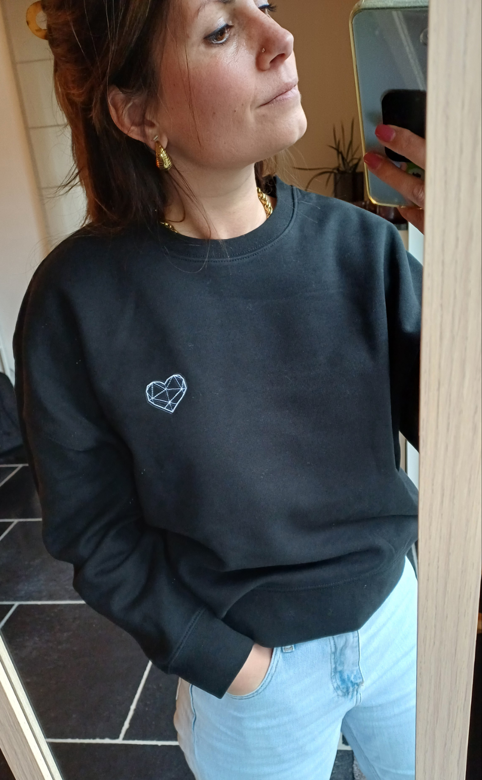 Sweater heart - Black