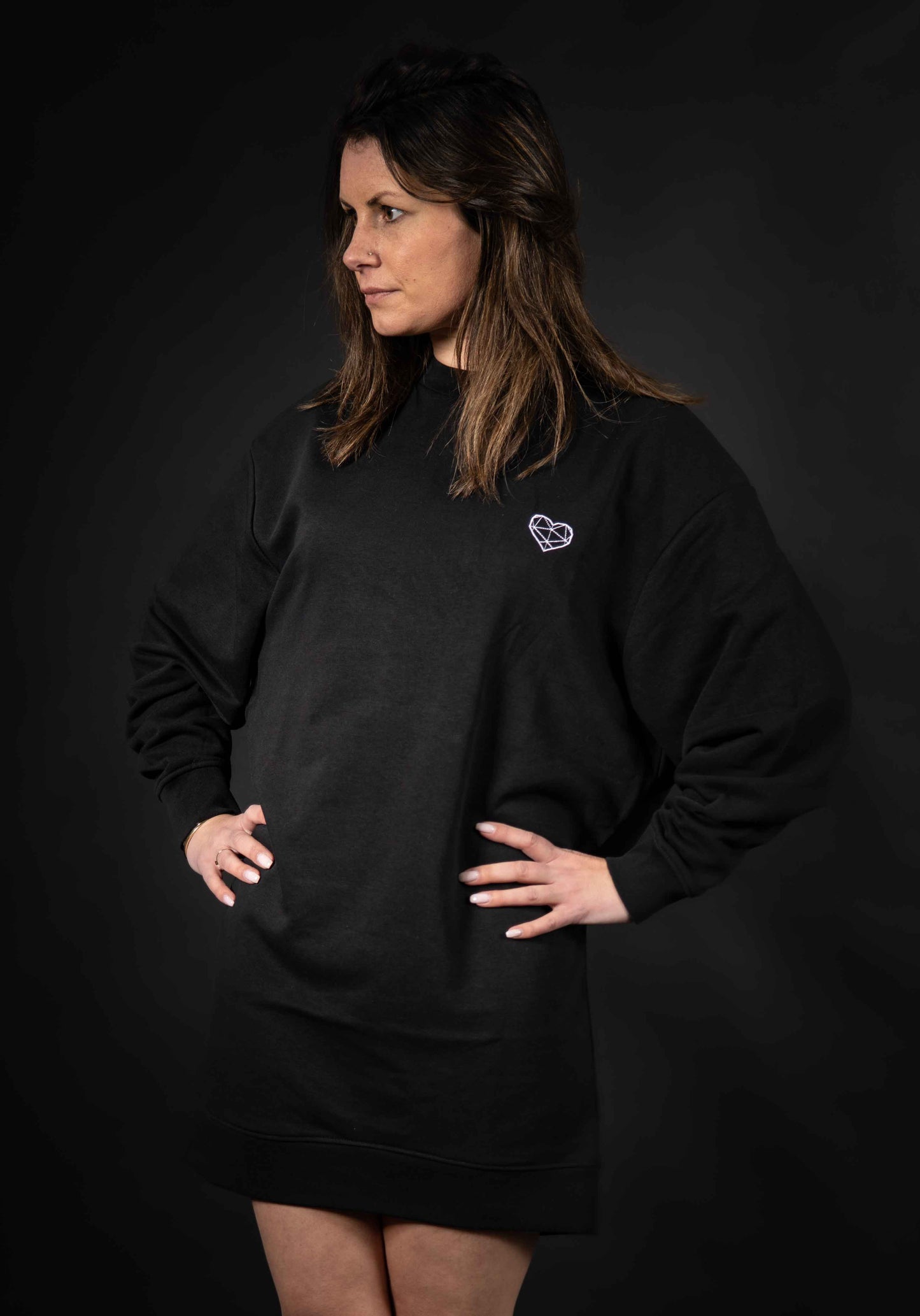 KAT heart - Sweaterdress