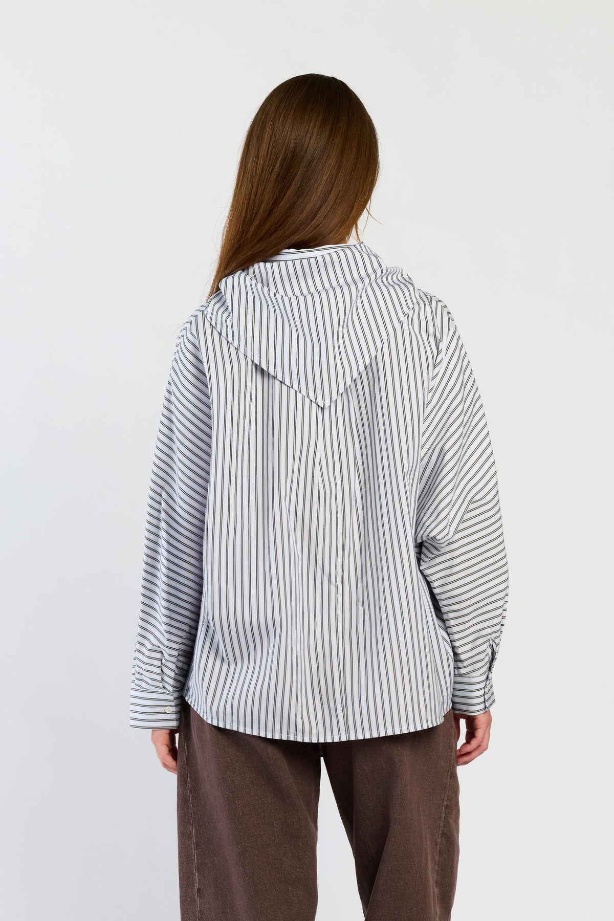 Mara Blouse - Blue Stripe