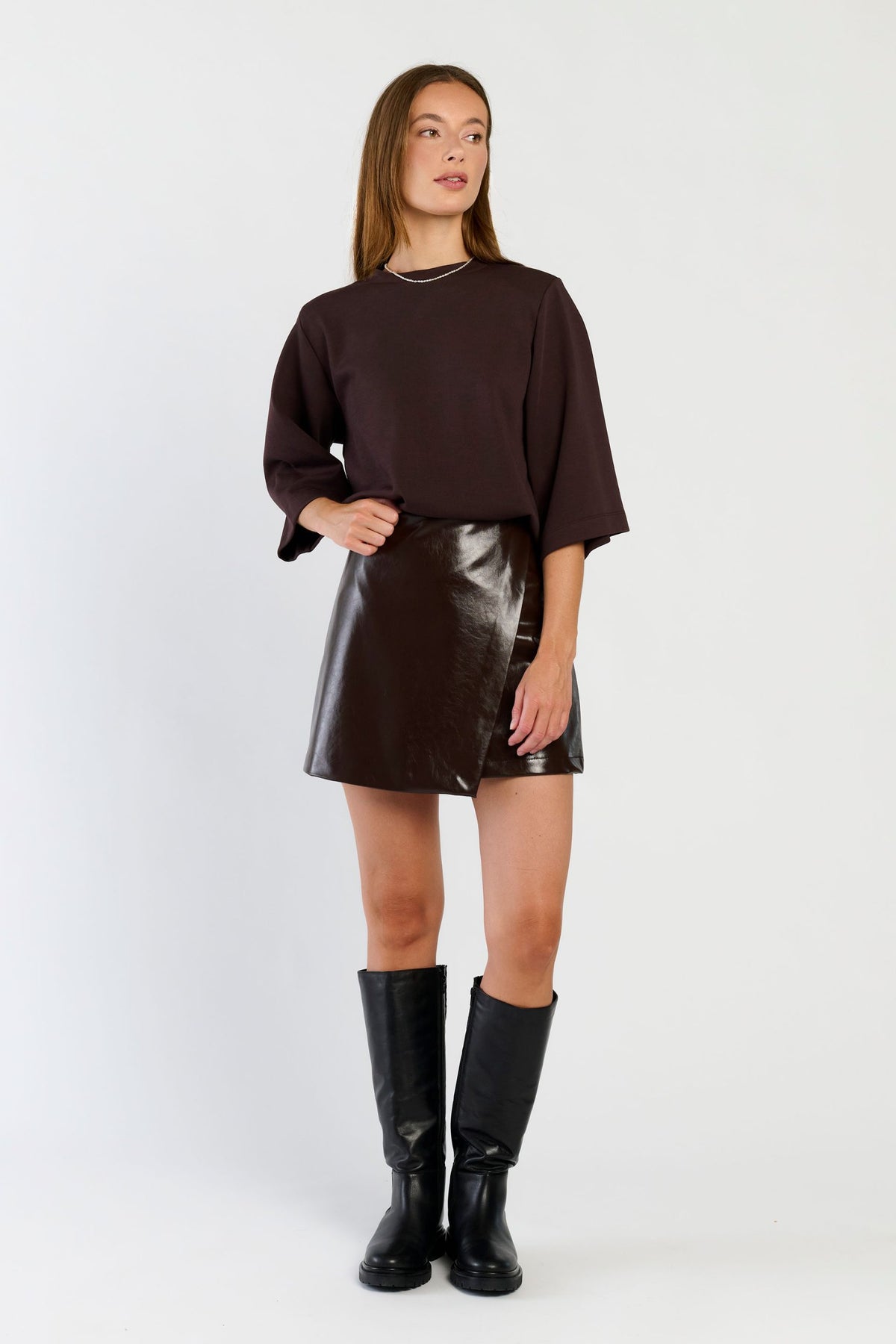 Myer Skirt - Dark Brown