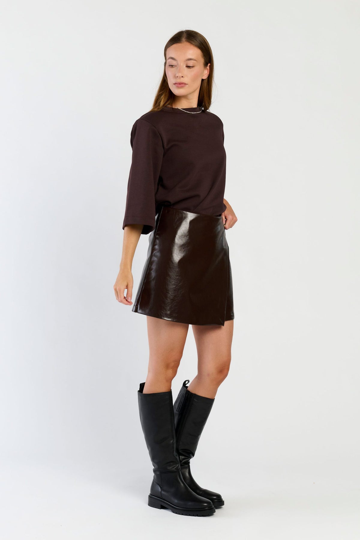 Myer Skirt - Dark Brown
