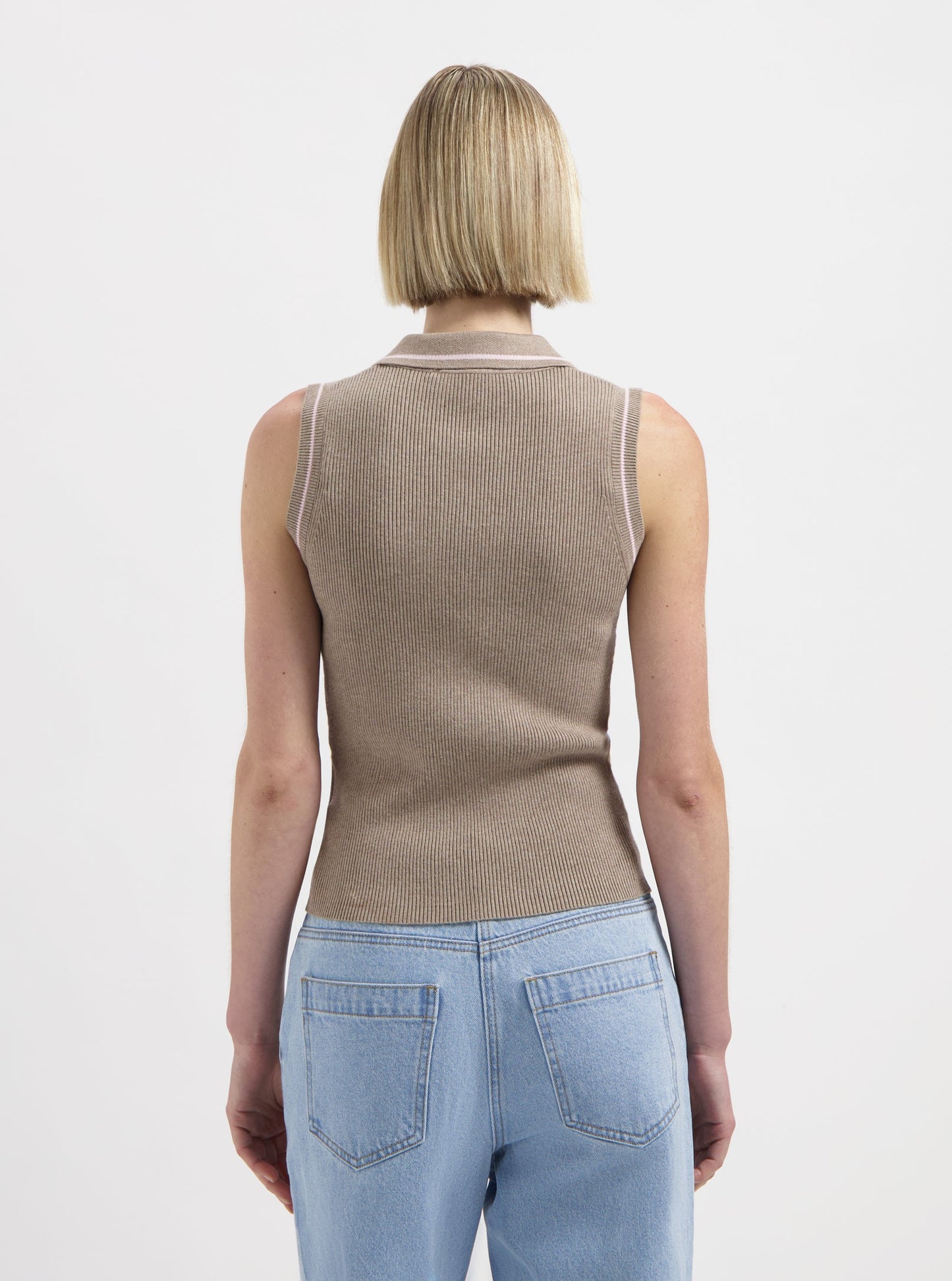 Jill SL Polo Knit