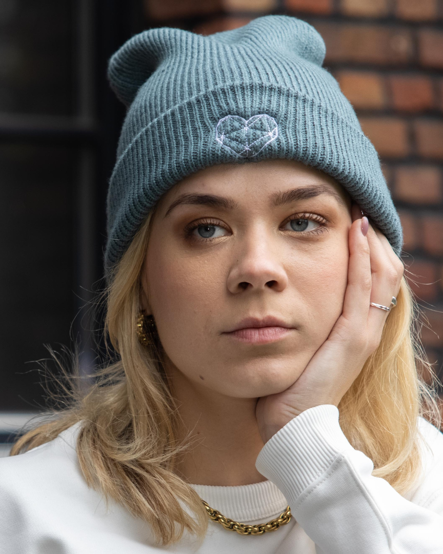 BEANIE - Dusty green