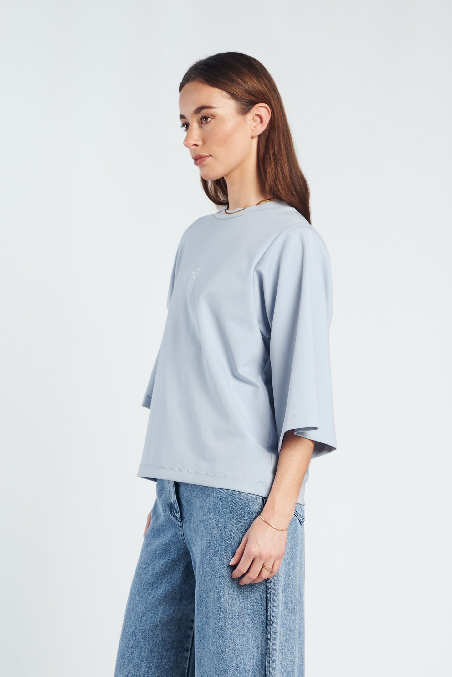 Oversized soft blue