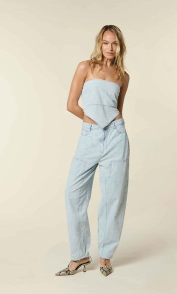 Flowy Barrel Jeans