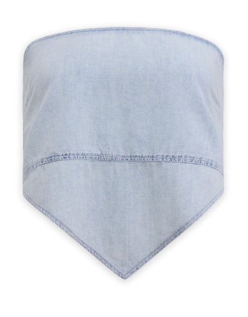 Denim Bandana Top